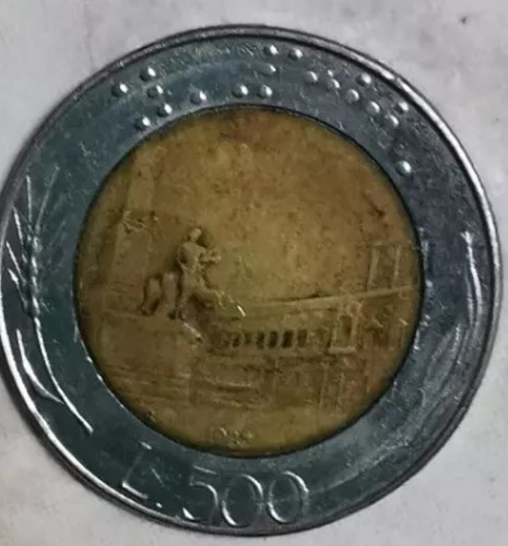 Moneta 500 lire - 1,