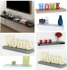 Scaffale Galleggiante da Parete in Legno Decorazione Casa Espositore TV Radiatore Mensola Nuovo
