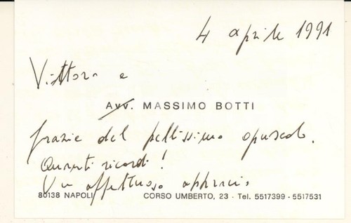 1991 napoli avv vittorio - 1991,