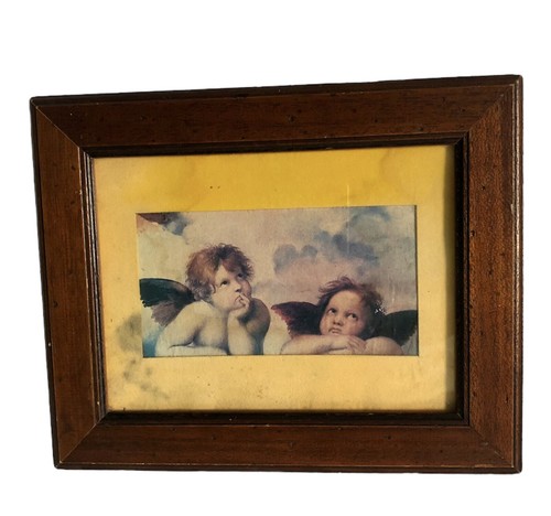 Vintage quadro decupage putti - vintage,