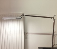 Originale Tolomeo Tavolo Video, Lampada da Tavolo e Lettura Design Alluminio Cromato