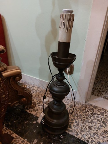 Lampada ottone dell 800 900 - lampada, in