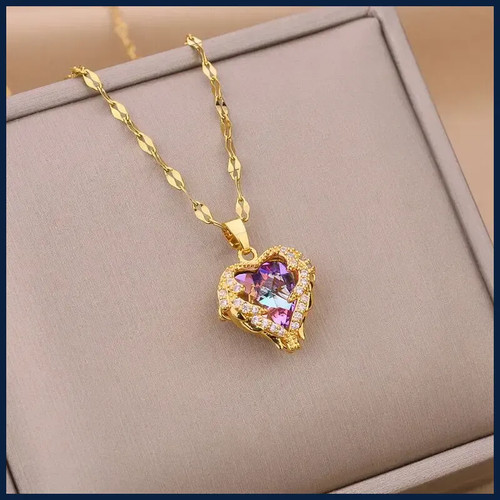 Collana con ciondolo cuore