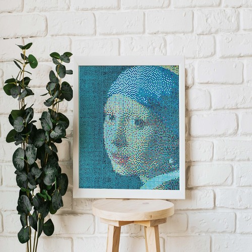 Quadro moderno dipinto - a, mano