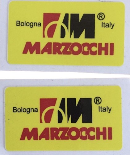 Coppia adesivi marzocchi - marzocchi, cm.