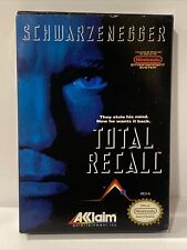 Total Recall Nintendo 1990 NES PULITO scatola e gioco senza manuale
