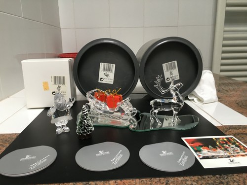 Swarovski babbo natale slitta - babbo,