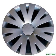 SET 4 COPRICERCHI COPPA RUOTA COPRIRUOTA PER CITROEN C4-PICASSO R15 S/LOGO