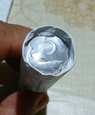 ROTOLINO 5 LIRE Delfino 1966  50 Pz FDC DATA VISIBILE INTEGRO  COMPRA SUBITO