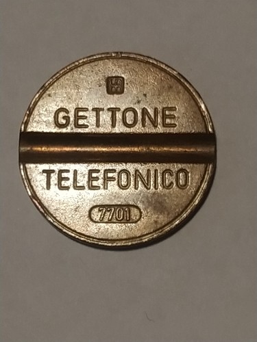 Gettone telefonico 7701 raro - -,