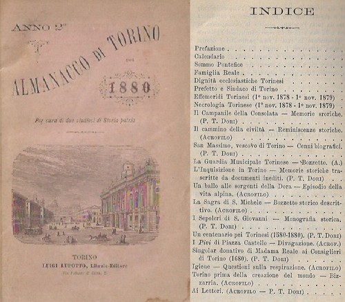 Almanacco torino 1880 - almanacco,