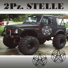 2 ADESIVI STICKERS STELLA