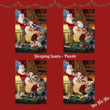 Babbo Natale che dorme con
