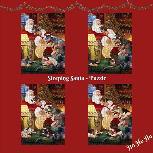 Babbo natale che - natale, dorme