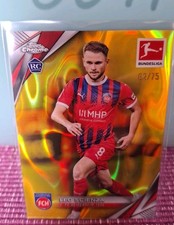 Topps Chrome Bundesliga 2024-25 Giallo Lava Card Rookie 62/75 Leo Scienza FC...
