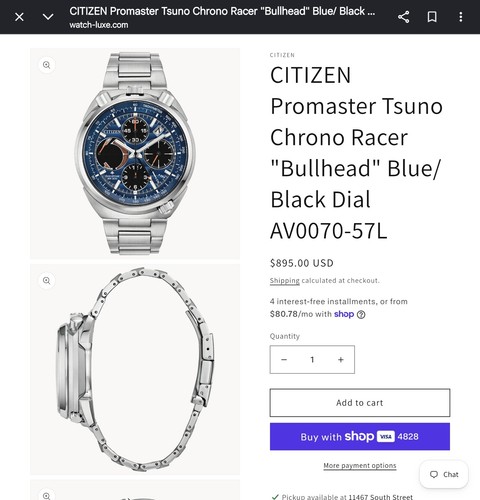 Citizen promaster tsuno - tsuno, chrono