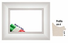 Cornice in legno Bianca a