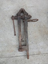 Antica Morsa in ferro battuto da banco cm 125