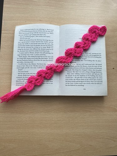 Crocheted bookmark - crocheted,
