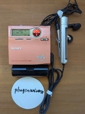 Sony MZ-R910 Lettore MD Registratore Minidisco Walkman Rosa Usato Solo Riproduzione