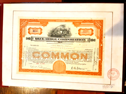 Certificato azionario usa - certificato,