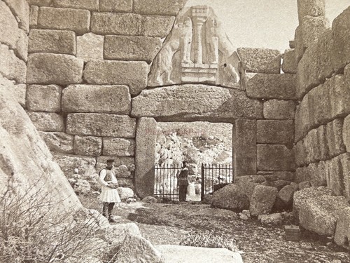 Grecia mycenae porta leonesse - mycenae,