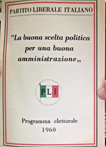 Partito liberale programma - partito,