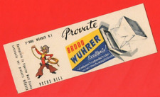 FIGURINA DISNEY BRODO WUHRER PECOS BILL ad uso segnalibro pubblicitario bookmark