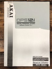 Akai Model DPS12i DPS 12i Personal Studio *francese* proprietario/manuale utente *orig*