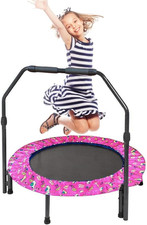 Trampolino Elastico per 36" Trampolino Elastico Fitness Bambini Con Manico E Cop