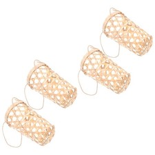  4 Pcs Cestino Bambù Da