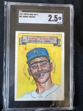 1967 Sandy Koufax Topps Chi