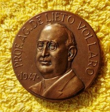 PROF AG DE LIETO VOLLARO SOCIETA OFTALMOLOGICA ITALIANA  1947 OCULISTA