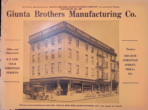 Giunta bros mfg - bros, pagina