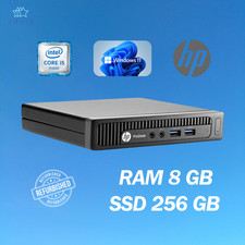 PC DESKTOP HP 800 G1 MINI INTEL I5 RAM 8GB SSD 256GB WIN 11 PRO RICONDIZIONATO