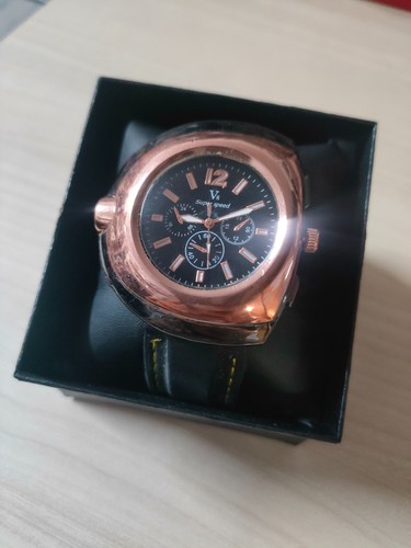 Orologio uomo quarzo - oro, rosa