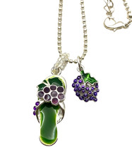 Collana con ciondolo infradito