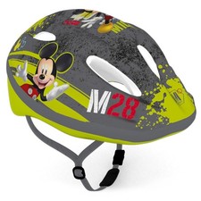 casco bambino mickey mouse grigio/verde (52-56cm) CVC1737 Disney bici Disney