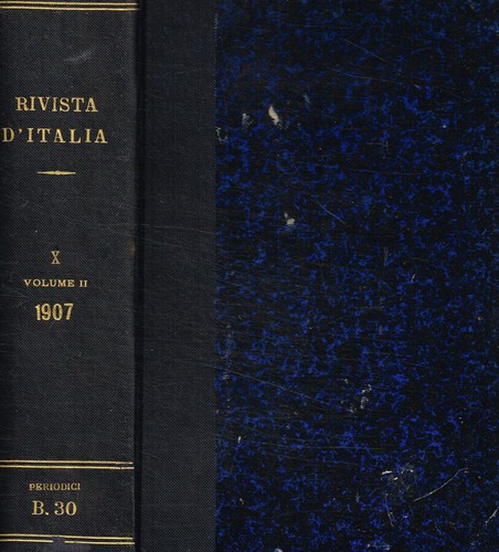 Rivista italia lettere - d'italia.,