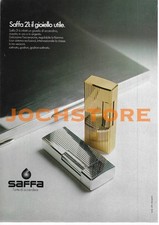 Pubblicità Saffa 21 accendino