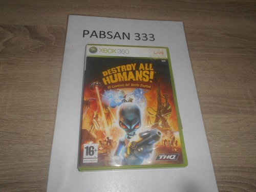 Xbox 360 destroy all humans - 360,