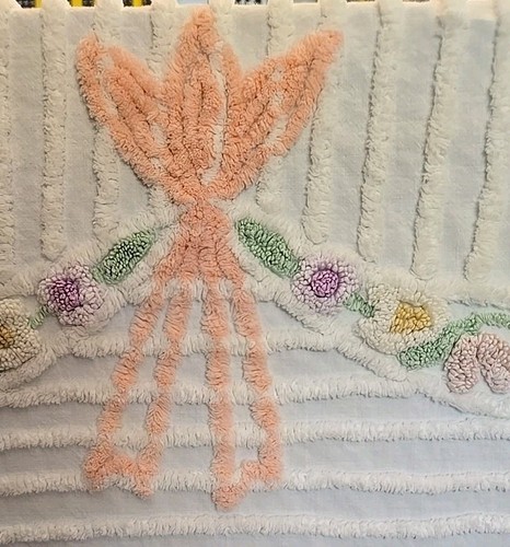 Copriletto vintage bianco