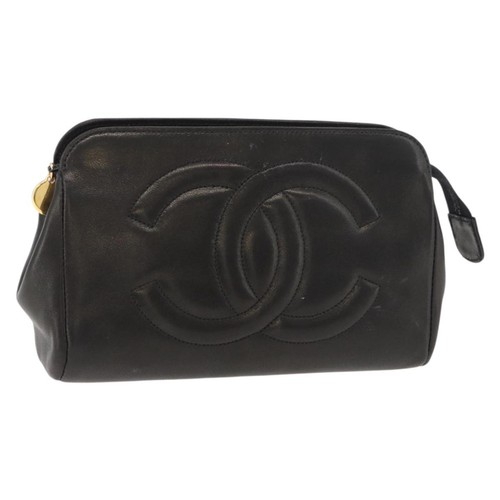Chanel pochette pelle - chanel,