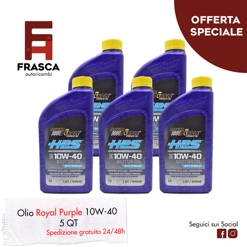 Olio motore sintetico hps - motore,