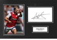Andreas Weimann Signed 12x8