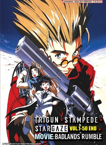 Anime dvd trigun stampede - dvd,