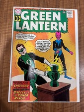 Green Lantern #9, 1961 2nd Appearance of Sinestro,  Low Grade 0.5