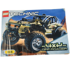 LEGO Manuale Istruzioni di Ricambio SOLO Technic 8466 4x4 Fuoristrada