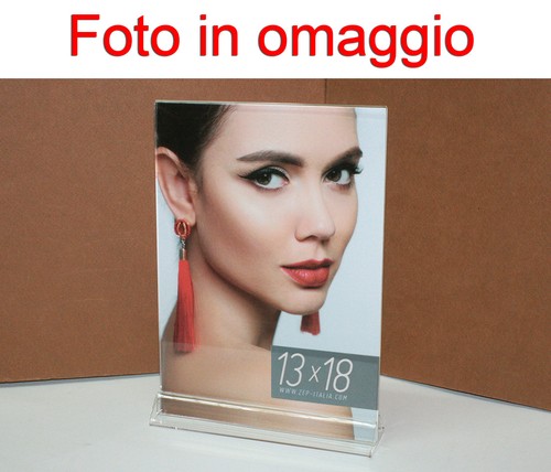 Cornice portafoto trasparente