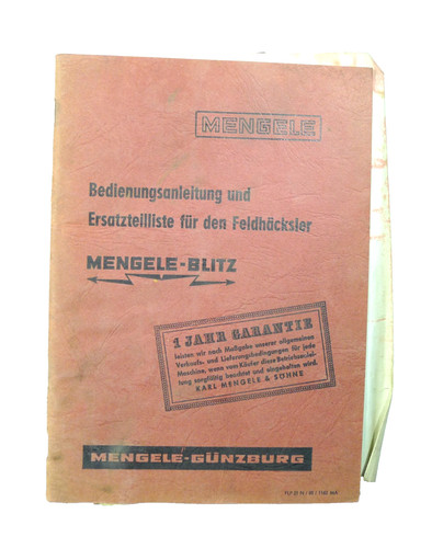 Manuale vintage trinciaforaggi - manuale,